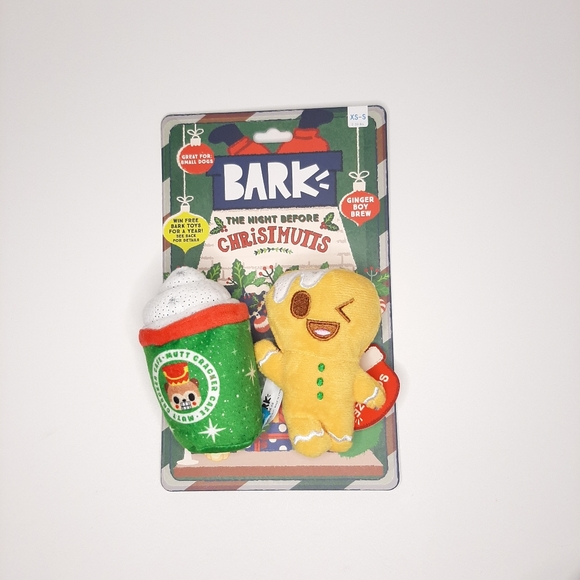 Bark Dog Bark The Night Before Christmutts Ginger Boy Brew Dog Toy